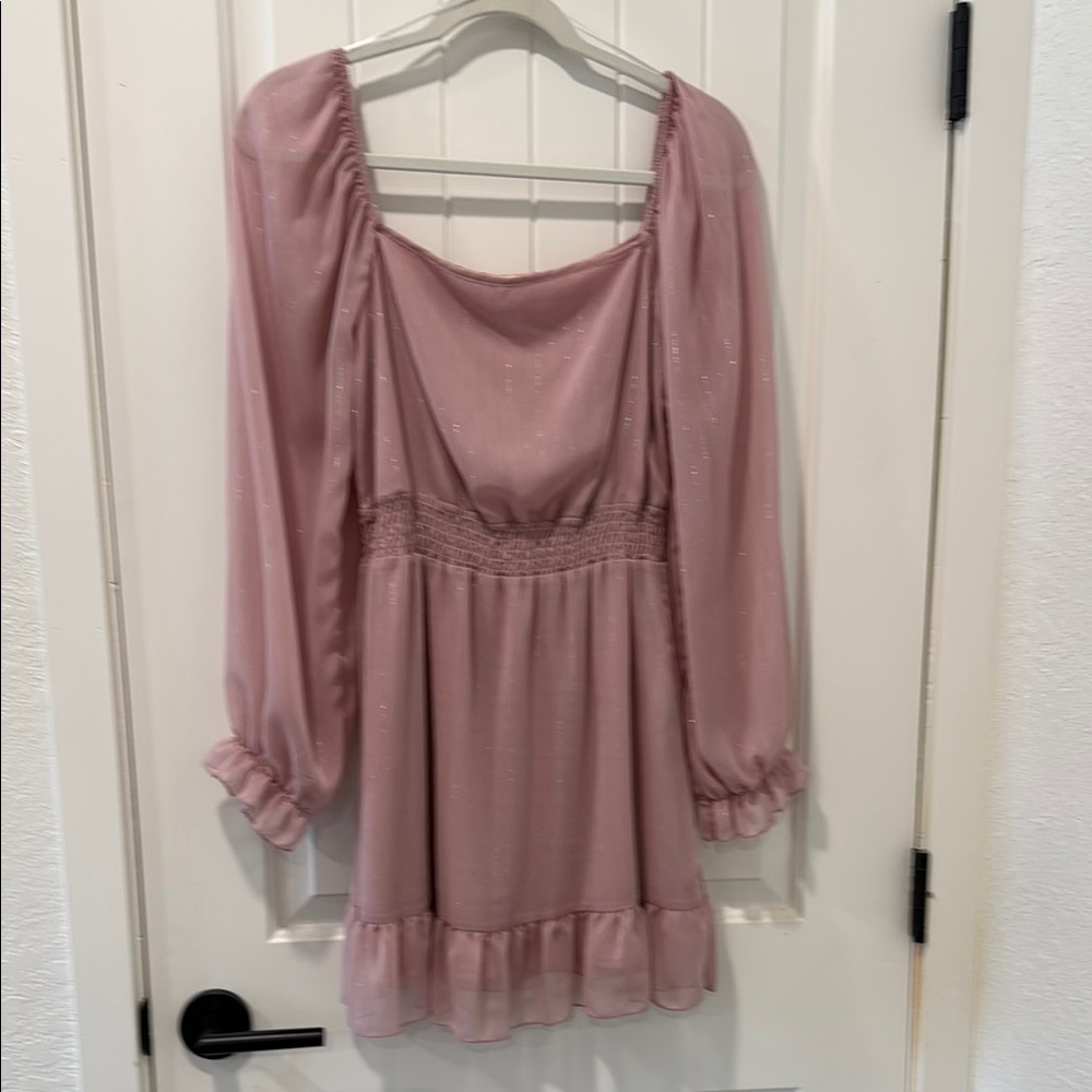 Altered State Pink Long Sleeve Dress